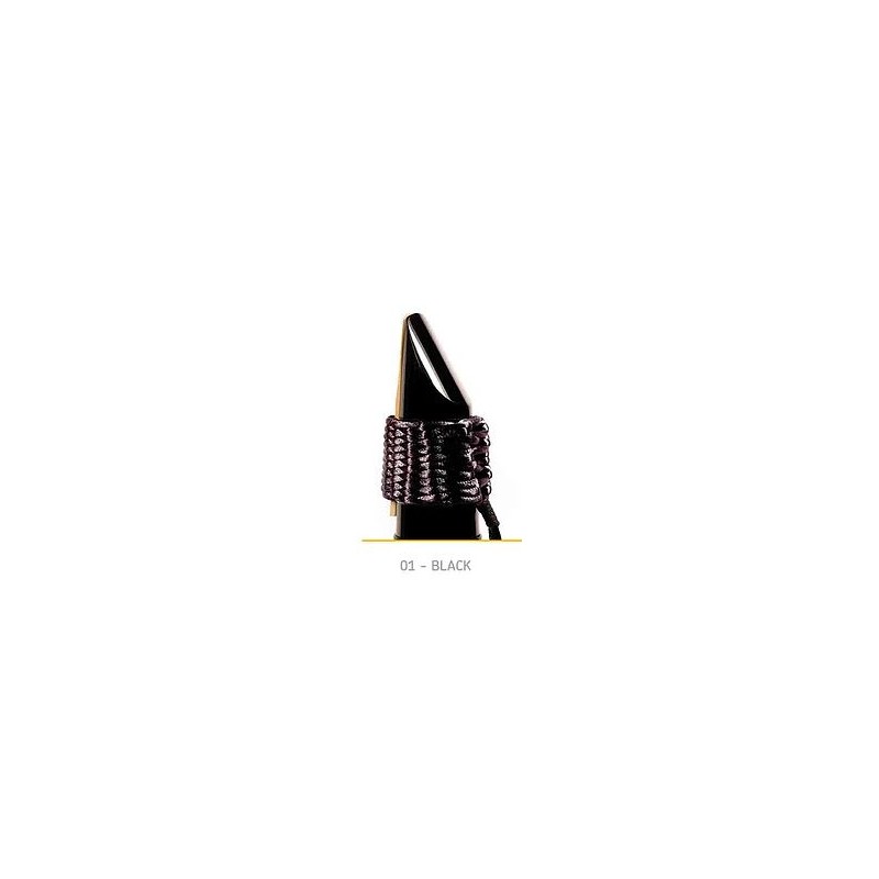 LIGATURE BAMBU AA01 POUR SAXOPHONE ALTO EN FIBRE SYNTHETIQUE couleur noire