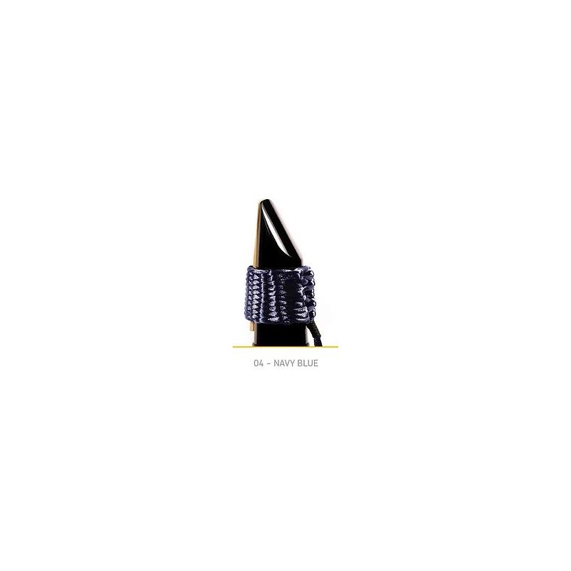 LIGATURE BAMBU AC04 POUR CLARINETTE SIB EN FIBRE SYNTHETIQUE couleur bleu marine LIGATURE BAMBU AC04 POUR CLARINETTE SIB EN FIBRE SYNTHETIQUE couleur bleu marine