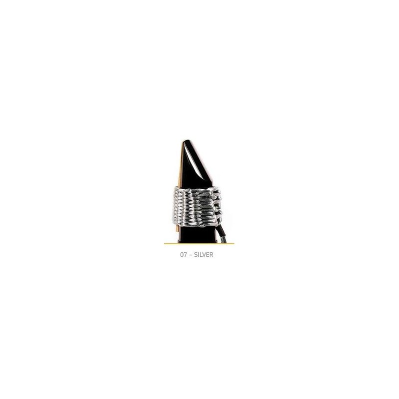 BAMBU AC07 LIGATURE CLARINETTE SIB EN FIBRE SYNTHETIQUE argent adv BAMBU AC07 LIGATURE CLARINETTE SIB EN FIBRE SYNTHETIQUE argent adv