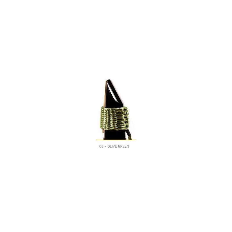 LIGATURE BAMBU AC08 POUR CLARINETTE SIB EN FIBRE SYNTHETIQUE couleur vert olive LIGATURE BAMBU AC08 POUR CLARINETTE SIB EN FIBRE SYNTHETIQUE couleur vert olive