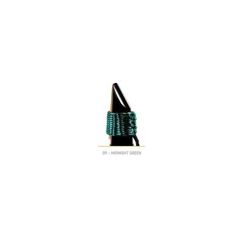 LIGATURE BAMBU AC09 POUR CLARINETTE SIB EN FIBRE SYNTHETIQUE couleur vert nuit LIGATURE BAMBU AC09 POUR CLARINETTE SIB EN FIBRE SYNTHETIQUE couleur vert nuit