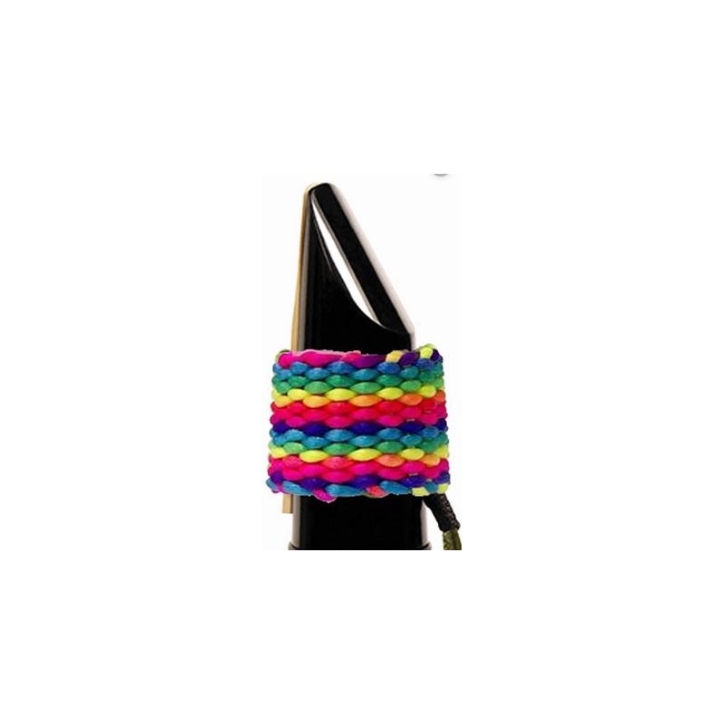 LIGATURE BAMBU AA12 POUR SAXOPHONE ALTO EN FIBRE SYNTHETIQUE multicolor LIGATURE BAMBU AA12 POUR SAXOPHONE ALTO EN FIBRE SYNTHETIQUE multicolor