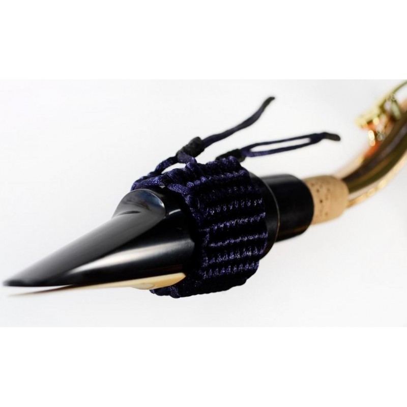 LIGATURE BAMBU AT01 POUR SAXOPHONE TENOR EN FIBRE SYNTHETIQUE couleur noire