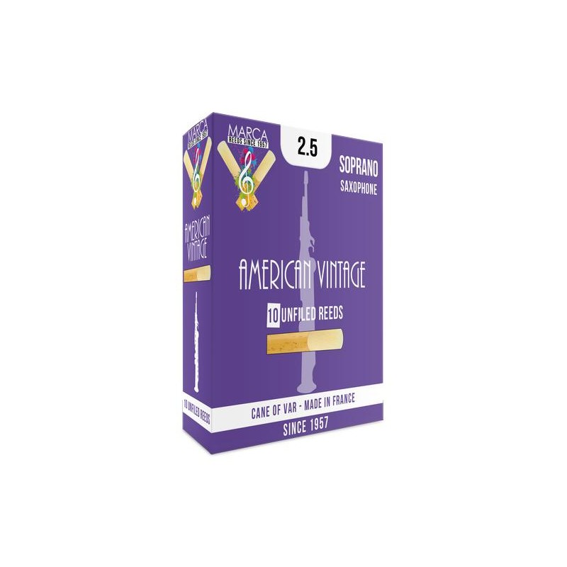 Anches Marca American Vintage pour saxophone soprano Anches Marca American Vintage pour saxophone soprano