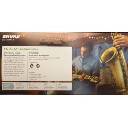 MICRO SHURE SYSTEMES FILAIRE SERIE PG ALTA cuivres statique cardioïde XLR PGA98H adv