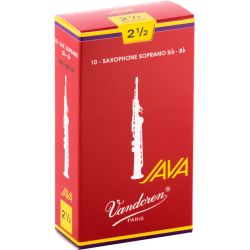 Vandoren SR3025R Java rouge anches saxophone soprano adv