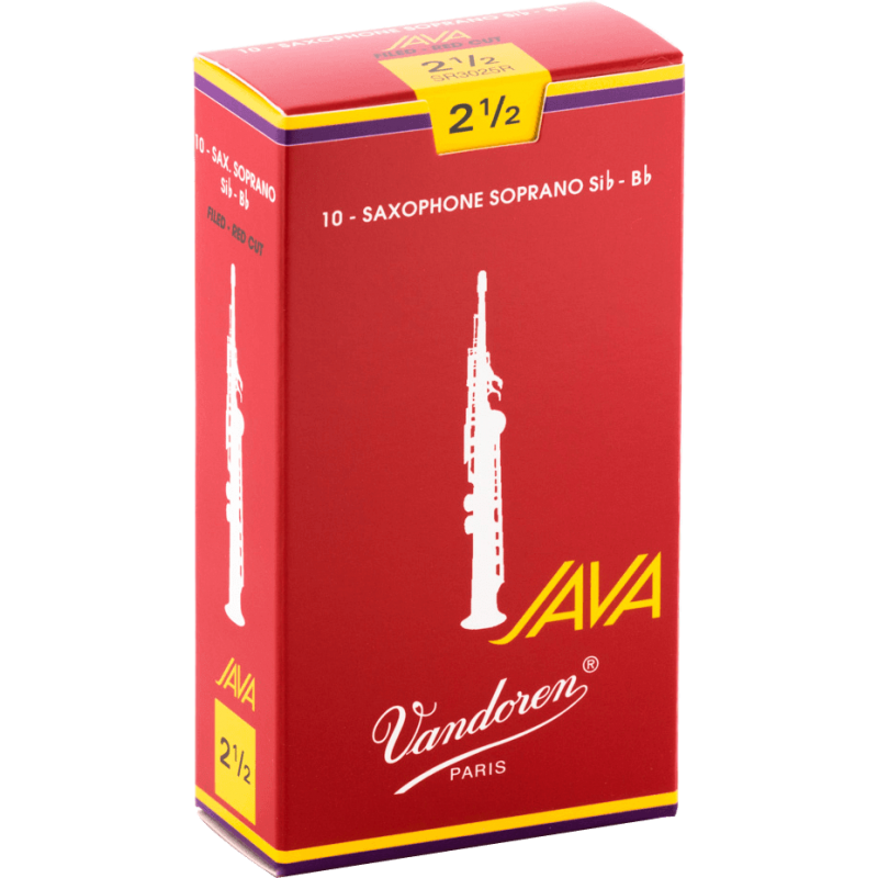 Vandoren SR3025R Java rouge anches saxophone soprano adv