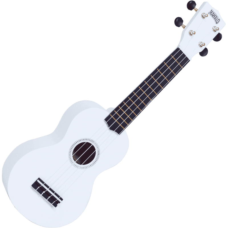 MAHALO MR1-WT UKULELE Soprano blanc brillant + housse adv