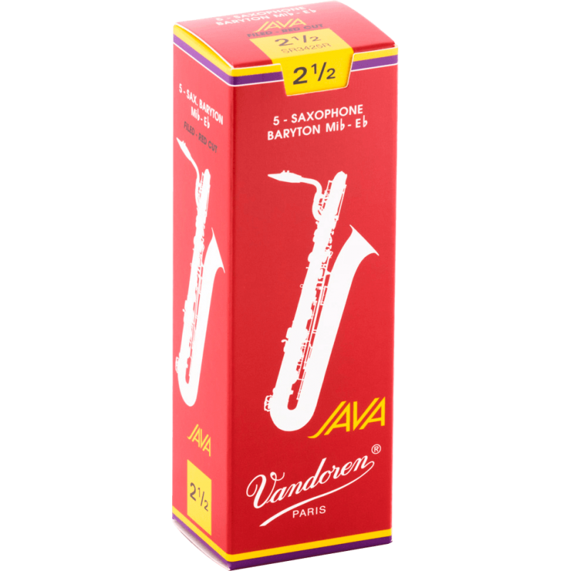 Vandoren SR3425R Anche JAVA ROUGE saxophone baryton adv Vandoren SR3425R Anche JAVA ROUGE saxophone baryton adv