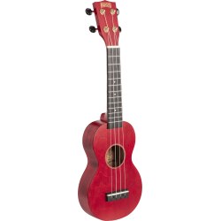 MAHALO MS1-TRD UKULELE ROUGE SATIN avec Housse adv