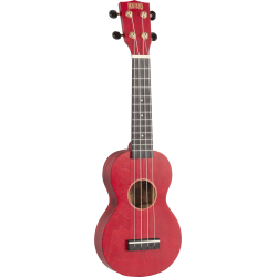 MAHALO MS1-TRD UKULELE ROUGE SATIN avec Housse adv