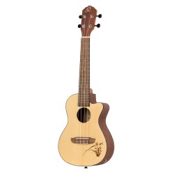 UKULELE Ténor ORTEGA, EPICEA, CW EQ RU5CE-TE NATUREL SATINE adv