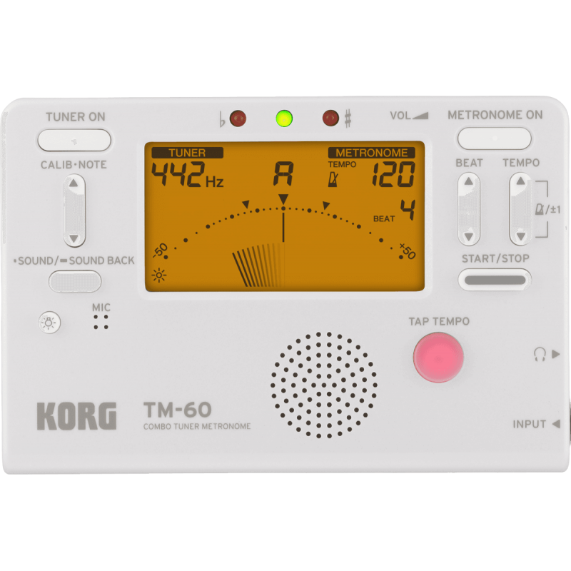 KORG TM60-WH Accordeur Métronome Combi adv