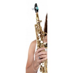Bambù NS05 Ligature saxo soprano bleu Saphire adv