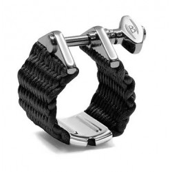 BAMBU NOVA NC01 LIGATURE CLARINETTE SIB FIBRE SYNTHETIQUE noire adv