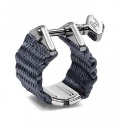BAMBU NOVA NC02 LIGATURE CLARINETTE SIB FIBRE SYNTHETIQUE Gris Graphite adv