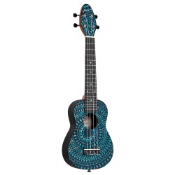 PACK UKULELE SOPRANO KEIKI BLEU K2SS-BKC adv