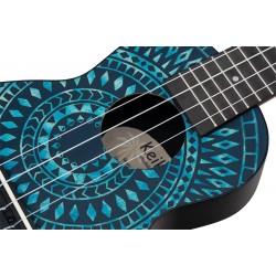 PACK UKULELE SOPRANO KEIKI BLEU K2SS-BKC adv