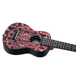 PACK UKULELE SOPRANO KEIKI ROUGE K2SS-RKC adv