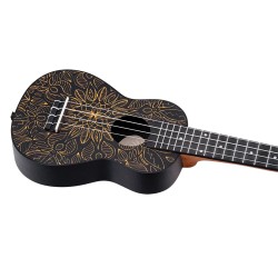 PACK UKULELE SOPRANO KEIKI Orange K2SS-OKC adv