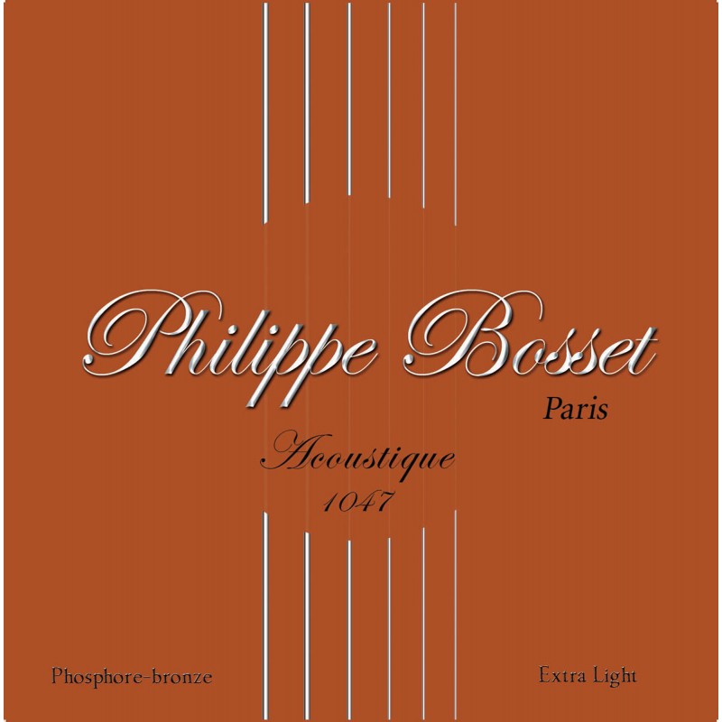 JEU P.BOSSET ACOUSTIQUE PH. BRONZE 10-47 adv