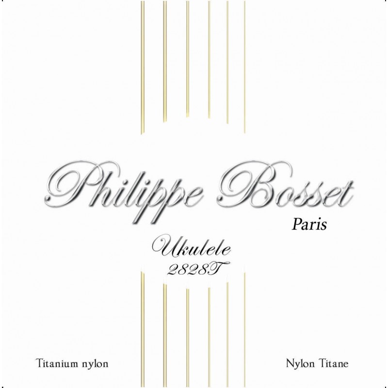 JEU P.BOSSET UKULELE NYLON TITANE 28-28T adv