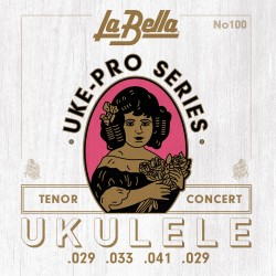JEU UKULELE CONCERT/TENO LA BELLA PRO-LB100 adv