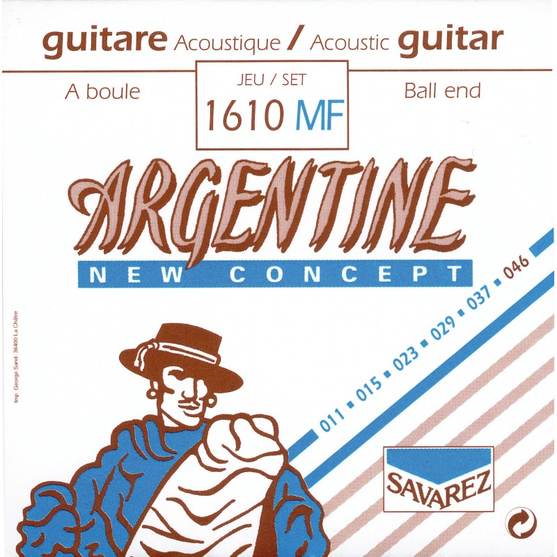 Argentine CAR 1610MF cordes guitares acoustiques adv Argentine CAR 1610MF cordes guitares acoustiques adv