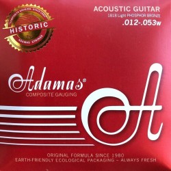 Adamas Corde Guitare acoustique Phosphor Bronze Réédition historique adv 012-53w