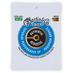 C.F MARTIN & CO - CMA MA530 SP 92/8 Phosphore Bronze - Authentic, Extra Light, 92/8 - 10-47 adv