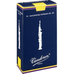 Anches Vandoren traditionnelle pour saxophone soprano SR20