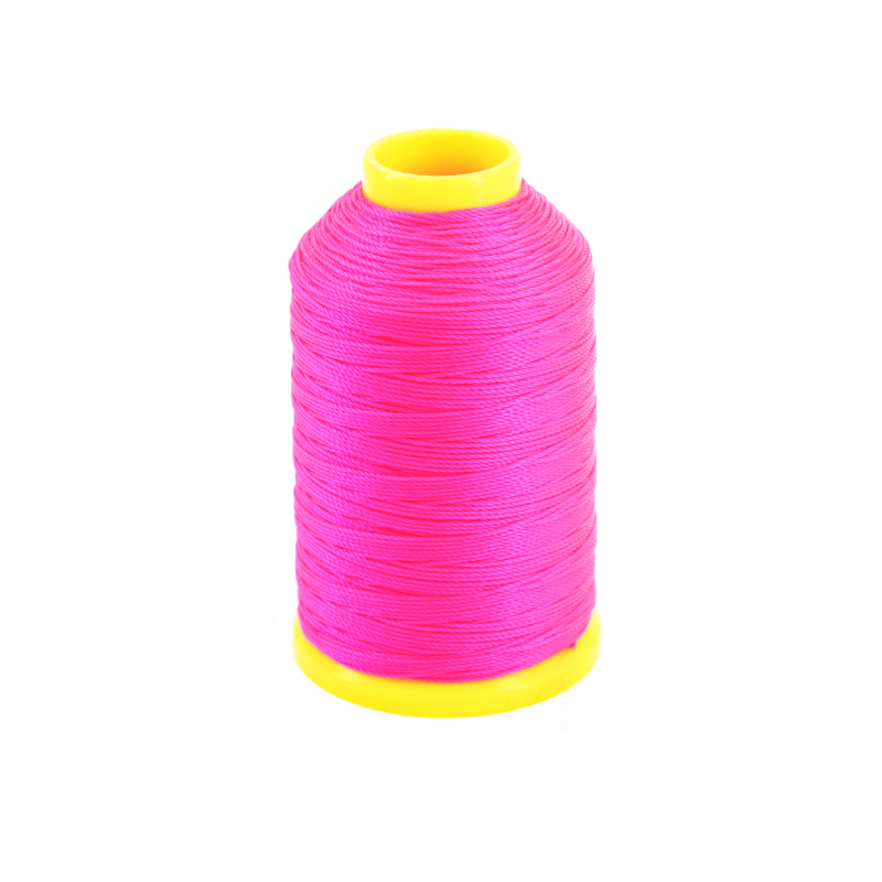 bobine de fil nylon rose fluo pour anches doubles de Hautbois