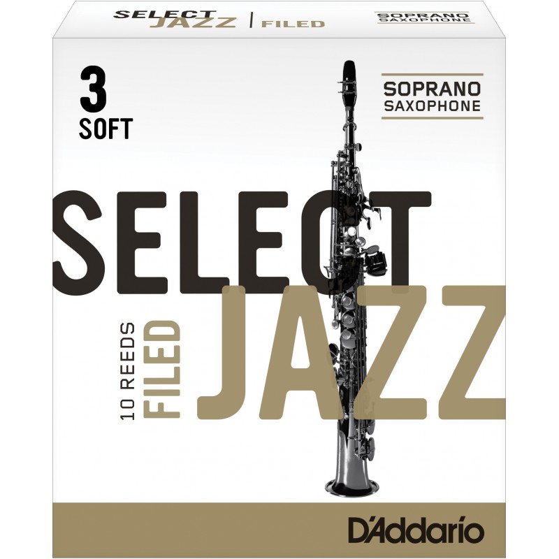 ANCHES SELECT JAZZ FILED D'ADDARIO SAXOPHONE SOPRANO RSF10SSX3S ANCHES SELECT JAZZ FILED D'ADDARIO SAXOPHONE SOPRANO RSF10SSX3S
