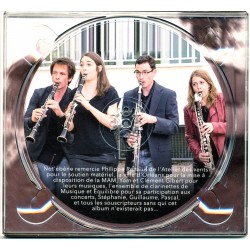 QUATUOR DE CLARINETTES NOT EBENE SUITE MIGRANTE EN CD