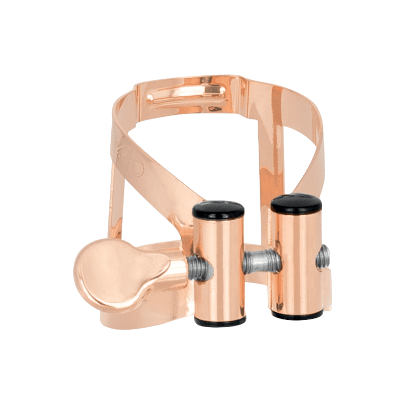 Ligature finition Or rose & couvre-bec M/O Vandoren LC51PGP clarinette sib Ligature finition Or rose & couvre-bec M/O Vandoren LC51PGP clarinette sib