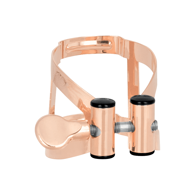Ligature finition Or rose & couvre-bec M/O Vandoren LC57PGP saxo alto Ligature finition Or rose & couvre-bec M/O Vandoren LC57PGP saxo alto