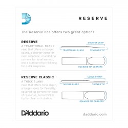 ANCHES RESERVE D'ADDARIO DCR1030 POUR CLARINETTE SIB